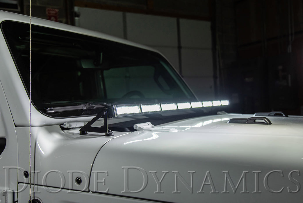 Diode Dynamics DD6090 Hood Bracket Kit for 2018-2021 Jeep JL Wrangler/Gladiator - Truck Part Superstore
