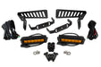 Diode Dynamics DD6094 SS6 Cowl LED Bracket Kit for 2018-2021 Jeep JL Wrangler/Gladiator, Amber Driving - Truck Part Superstore