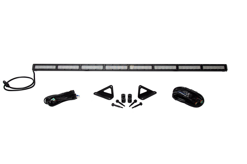 Diode Dynamics DD6105 SS50 Hood LED Light Bar Kit for 2018-2021 Jeep JL Wrangler/Gladiator, White Flood - Truck Part Superstore