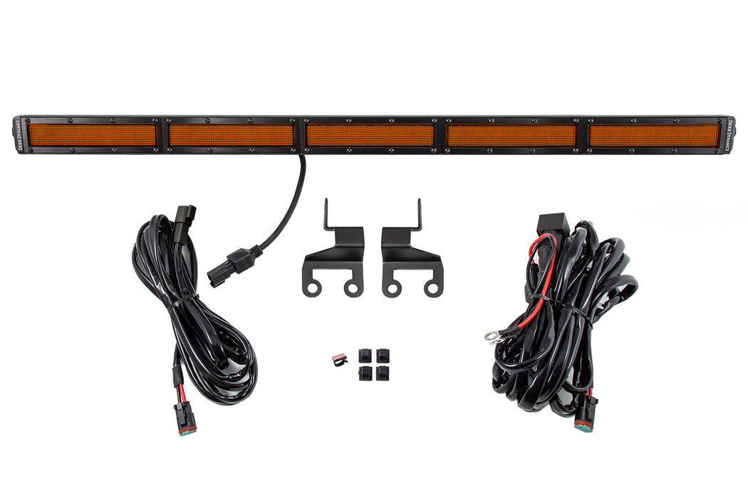 Diode Dynamics DD6112 SS30 Rear Hardtop Bracket Kit for 2018-2021 Jeep JL Wrangler, Amber Flood - Truck Part Superstore