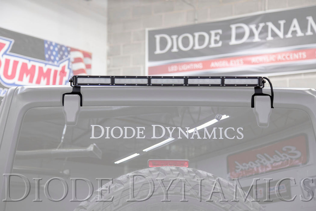 Diode Dynamics DD6112 SS30 Rear Hardtop Bracket Kit for 2018-2021 Jeep JL Wrangler, Amber Flood - Truck Part Superstore
