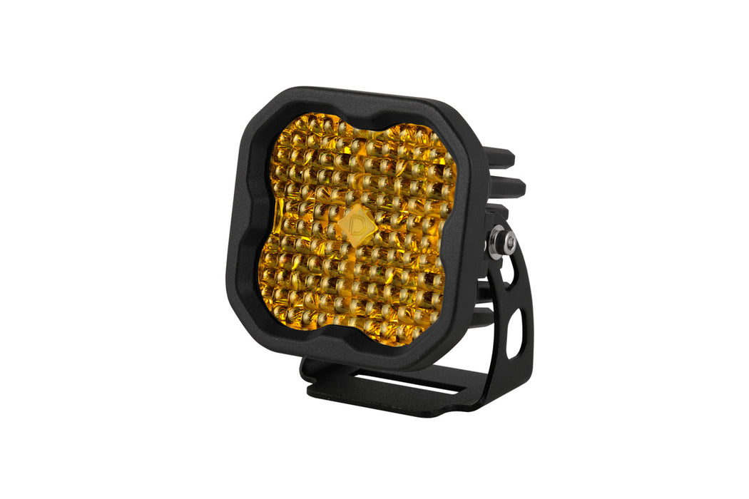 Diode Dynamics DD6125S SS3 LED Pod Sport Yellow Flood Standard Single Diode Dynamics - Truck Part Superstore