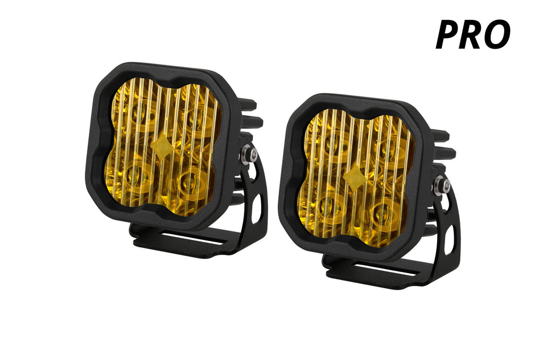 Diode Dynamics DD6133P Worklight SS3 Pro Yellow Flood Standard Pair Diode Dynamics - Truck Part Superstore