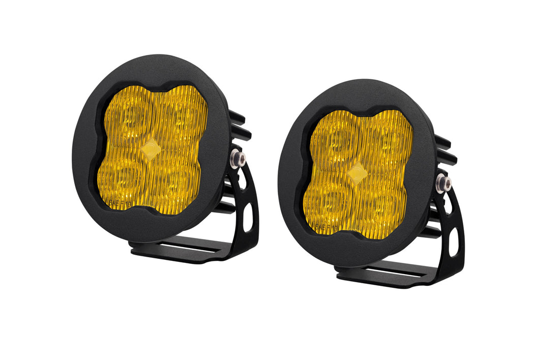 Diode Dynamics DD6150P Worklight SS3 Pro Yellow SAE Fog Round Pair Diode Dynamics - Truck Part Superstore