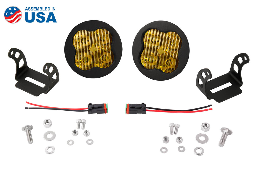 Diode Dynamics DD6150P Worklight SS3 Pro Yellow SAE Fog Round Pair Diode Dynamics - Truck Part Superstore