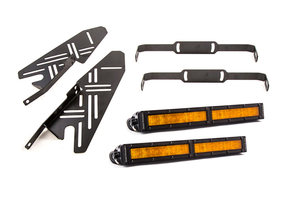Diode Dynamics DD6219 2017-2019 Ford Raptor SS Fog Kit 12.0 Inch Amber Wide Diode Dynamics - Truck Part Superstore