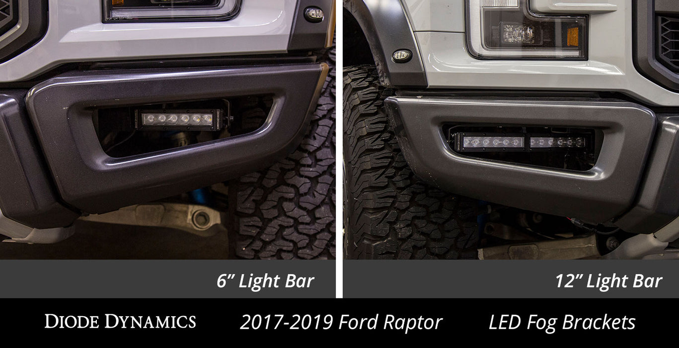 Diode Dynamics DD6219 2017-2019 Ford Raptor SS Fog Kit 12.0 Inch Amber Wide Diode Dynamics - Truck Part Superstore