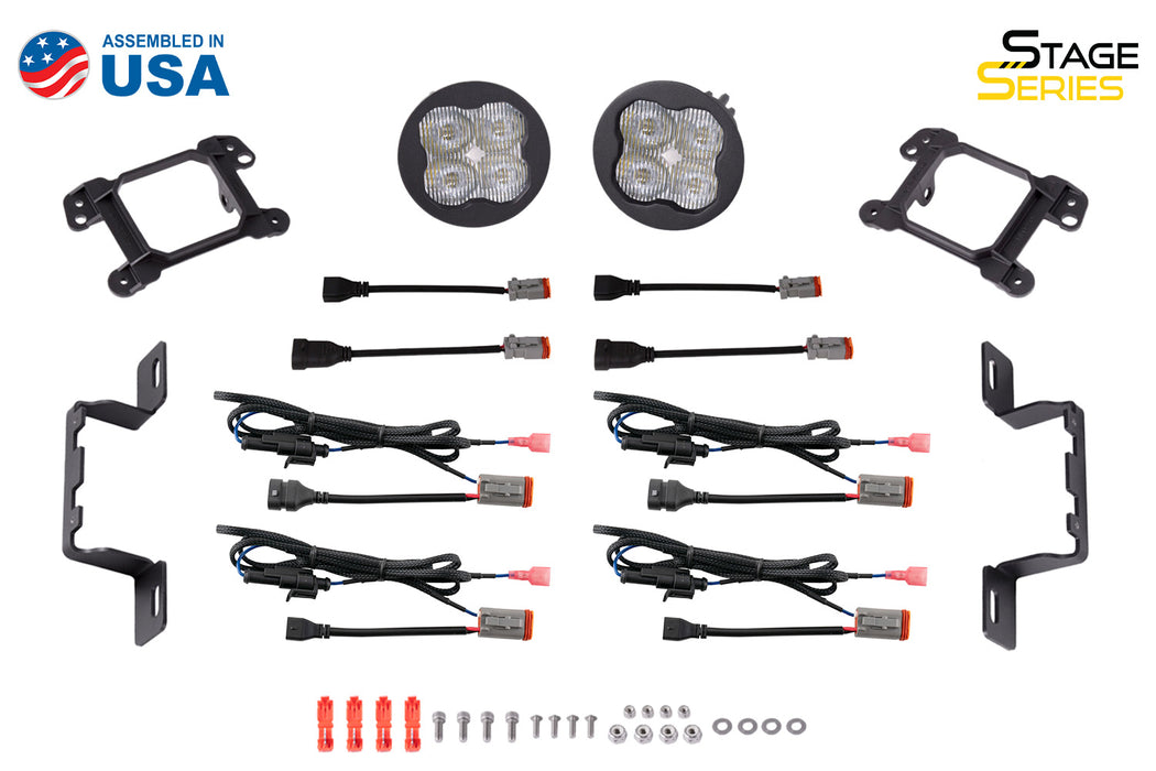 Diode Dynamics DD6250 SS3 Pro Type MR Kit White SAE Fog - Truck Part Superstore