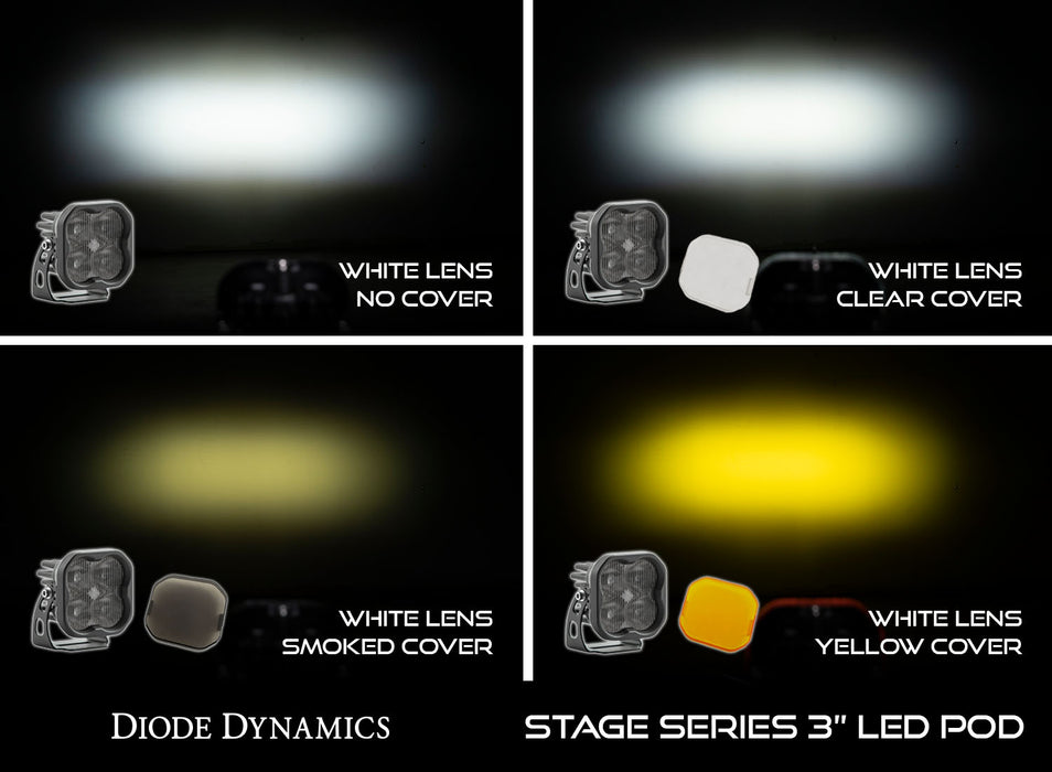 Diode Dynamics DD6262 SS3 LED Pod Cover Standard Smoked - Truck Part Superstore