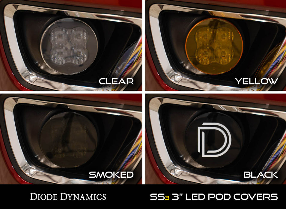 Diode Dynamics DD6263 Worklight SS3 Cover Standard Black Diode Dynamics - Truck Part Superstore