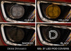 Diode Dynamics DD6268 SS3 LED Pod Cover Round Yellow - Truck Part Superstore