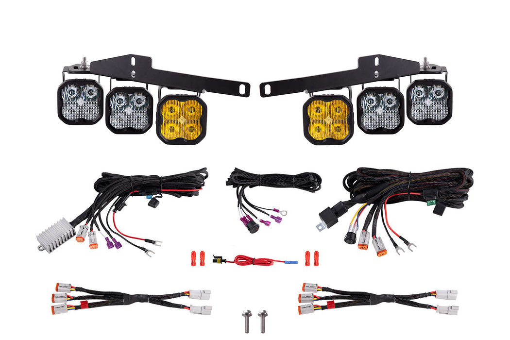 Diode Dynamics DD6365 SS3 LED Fog Light Kit for 2017-2020 Ford Raptor Yellow Sport Diode Dynamics - Truck Part Superstore