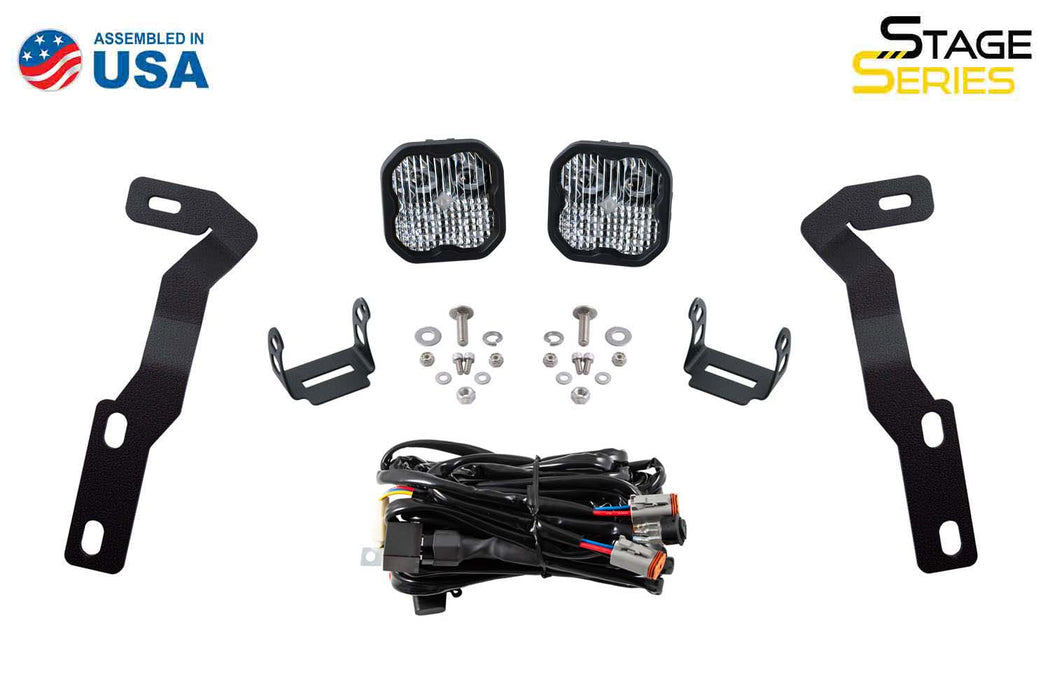 Diode Dynamics DD6373 SS3 LED Ditch Light Kit for 2016-2021 Toyota Tacoma, Sport Yellow Combo Diode Dynamics - Truck Part Superstore