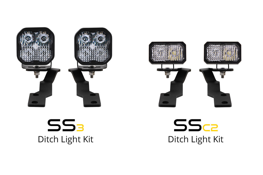 Diode Dynamics DD6373 SS3 LED Ditch Light Kit for 2016-2021 Toyota Tacoma, Sport Yellow Combo Diode Dynamics - Truck Part Superstore