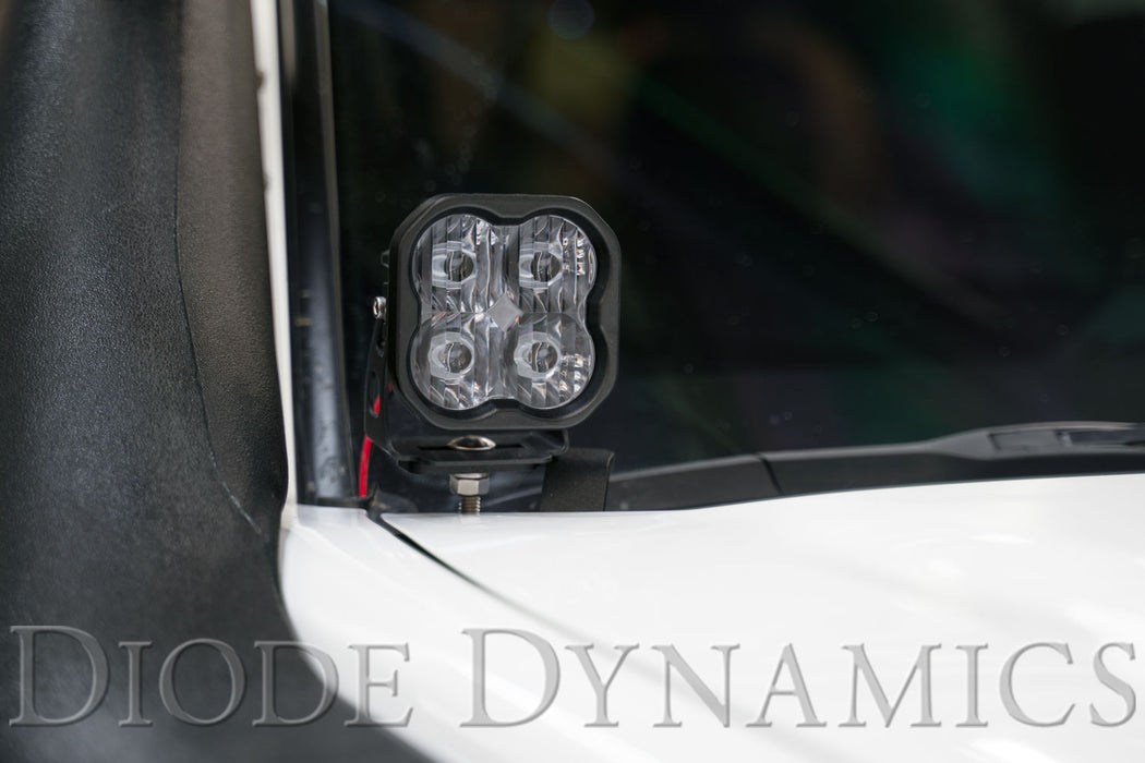 Diode Dynamics DD6376 Stage Series 2in LED Ditch Light Kit for 2016-2021 Toyota Tacoma, Sport White Combo - Truck Part Superstore