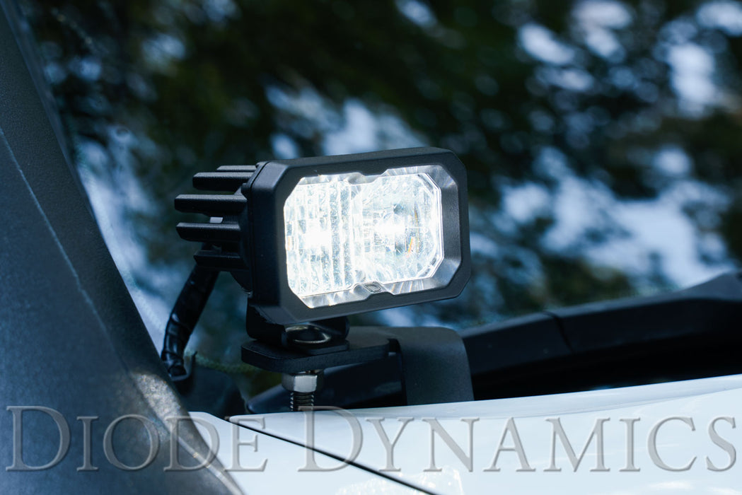 Diode Dynamics DD6421P Stage Series 2 Inch LED Pod, Pro White Spot Standard BBL Pair - Truck Part Superstore