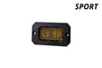 Diode Dynamics DD6430S Stage Series 2 Inch LED Pod, Sport Yellow Flood Flush ABL Each - Truck Part Superstore