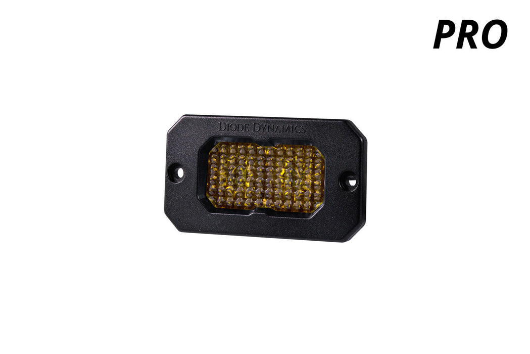 Diode Dynamics DD6433S Stage Series 2 Inch LED Pod, Pro Yellow Fog Flush ABL Each - Truck Part Superstore