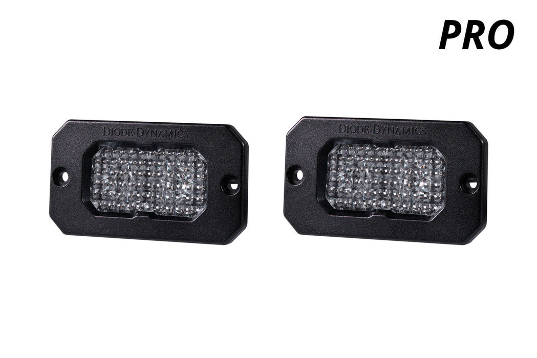 Diode Dynamics DD6435P Stage Series 2 Inch LED Pod, Pro White Flood Flush ABL Pair - Truck Part Superstore