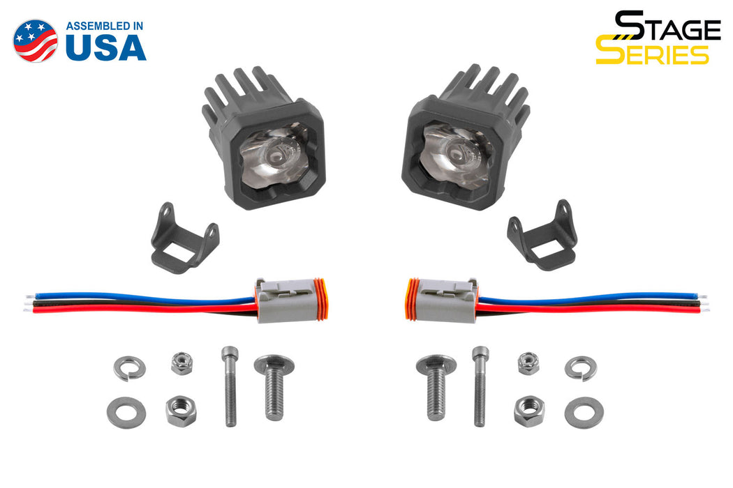 Diode Dynamics DD6454P Stage Series C1 LED Pod Pro White Wide Standard WBL Pair Diode Dynamics - Truck Part Superstore