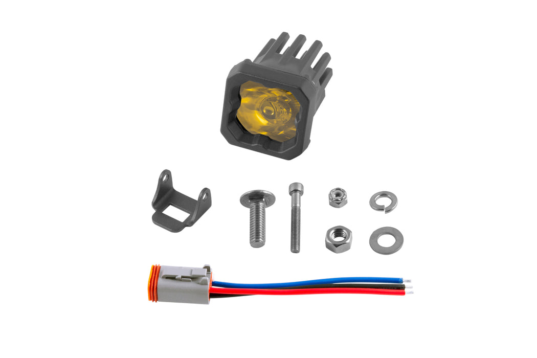 Diode Dynamics DD6458S Stage Series C1 LED Pod Pro Yellow Wide Standard ABL Each Diode Dynamics - Truck Part Superstore