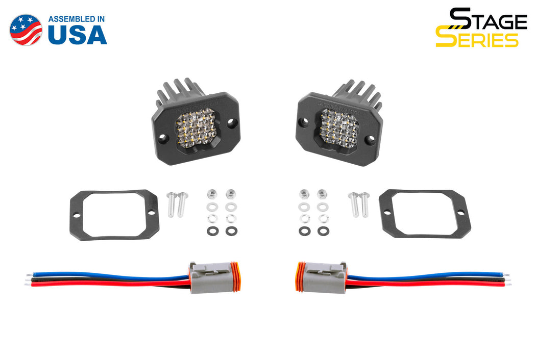 Diode Dynamics DD6470P Stage Series C1 LED Pod Sport White Flood Flush ABL Pair Diode Dynamics - Truck Part Superstore