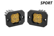 Diode Dynamics DD6473P Stage Series C1 LED Pod Sport Yellow Flood Flush ABL Pair Diode Dynamics - Truck Part Superstore