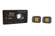 Diode Dynamics DD6473P Stage Series C1 LED Pod Sport Yellow Flood Flush ABL Pair Diode Dynamics - Truck Part Superstore
