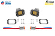 Diode Dynamics DD6473P Stage Series C1 LED Pod Sport Yellow Flood Flush ABL Pair Diode Dynamics - Truck Part Superstore