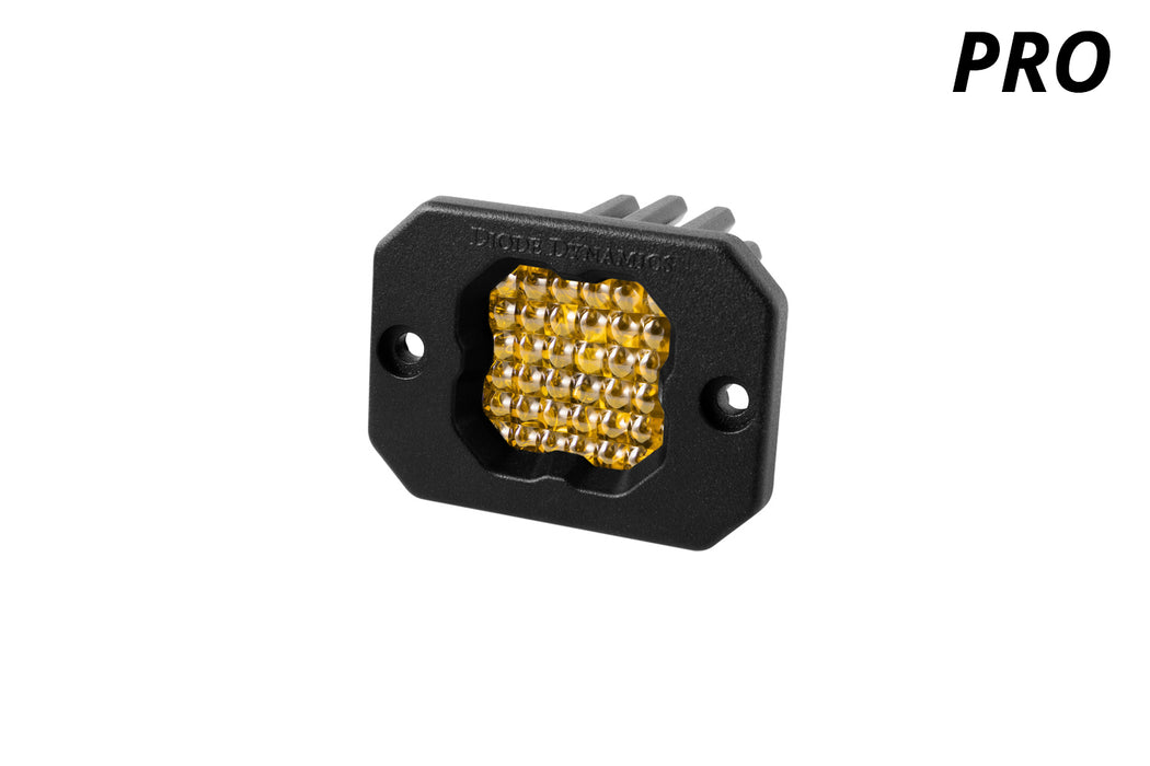 Diode Dynamics DD6478S Stage Series C1 LED Pod Pro Yellow Flood Flush ABL Each Diode Dynamics - Truck Part Superstore