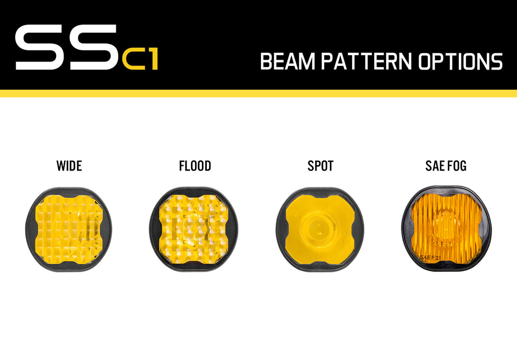 Diode Dynamics DD6524 Stage Series C1 Lens SAE Fog Yellow Diode Dynamics - Truck Part Superstore