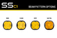 Diode Dynamics DD6524 Stage Series C1 Lens SAE Fog Yellow Diode Dynamics - Truck Part Superstore