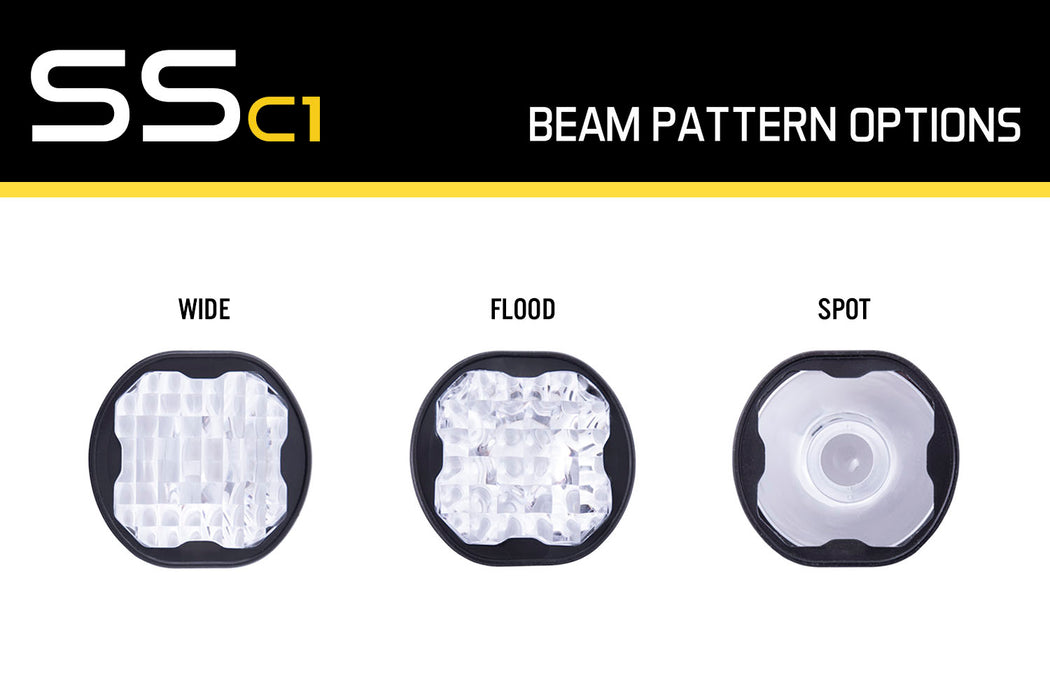 Diode Dynamics DD6527 Stage Series C1 Lens Wide Clear Diode Dynamics - Truck Part Superstore