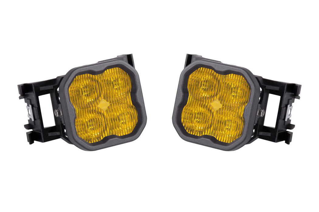 Diode Dynamics DD6547 SS3 Type X LED Fog Light Kit Yellow SAE Fog Sport Diode Dynamics - Truck Part Superstore
