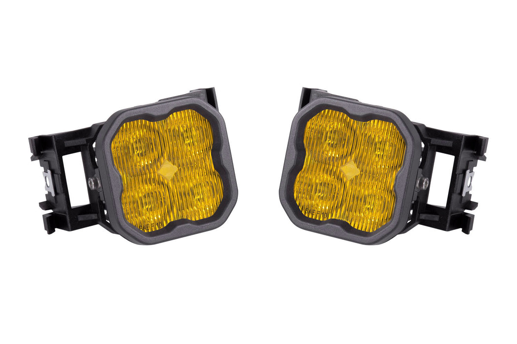 Diode Dynamics DD6550 SS3 Type X LED Fog Light Kit Yellow SAE Fog Pro Diode Dynamics - Truck Part Superstore