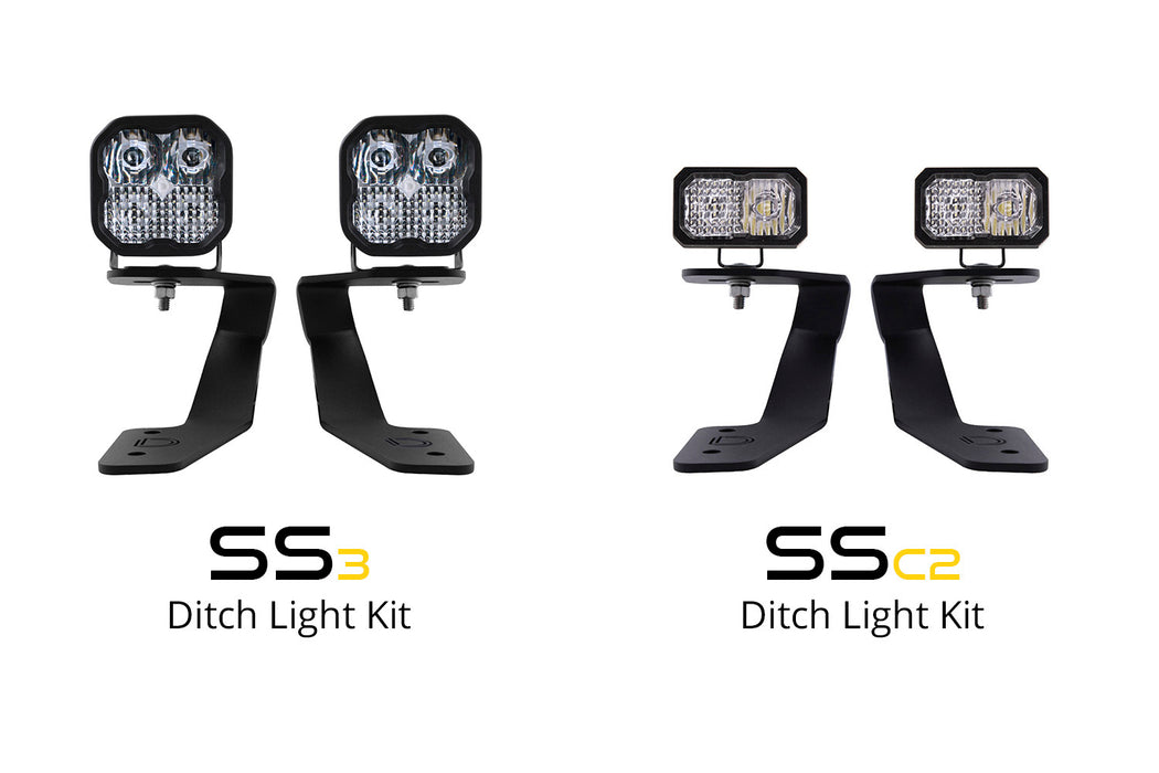 Diode Dynamics DD6557 Ditch Light Brackets for 2018-2021 Subaru Crosstrek - Truck Part Superstore
