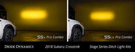 Diode Dynamics DD6562 Stage Series 2in LED Ditch Light Kit for 2018-2021 Subaru Crosstrek, Sport White Combo - Truck Part Superstore