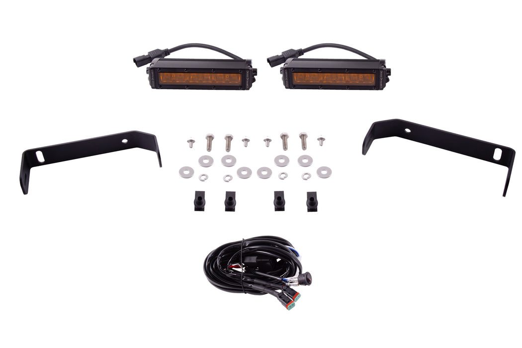 Diode Dynamics DD6594 SS6 LED Lightbar Kit for 2019-2021 Ford Ranger, Amber Driving - Truck Part Superstore