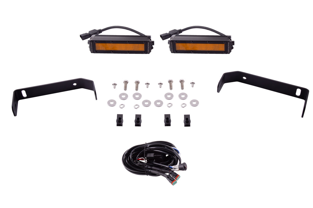 Diode Dynamics DD6595 SS6 LED Lightbar Kit for 2019-2021 Ford Ranger, Amber Wide - Truck Part Superstore