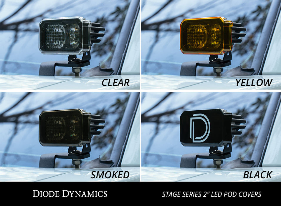 Diode Dynamics DD6600 Stage Series 2 Inch LED Pod Cover, Smoked Each - Truck Part Superstore