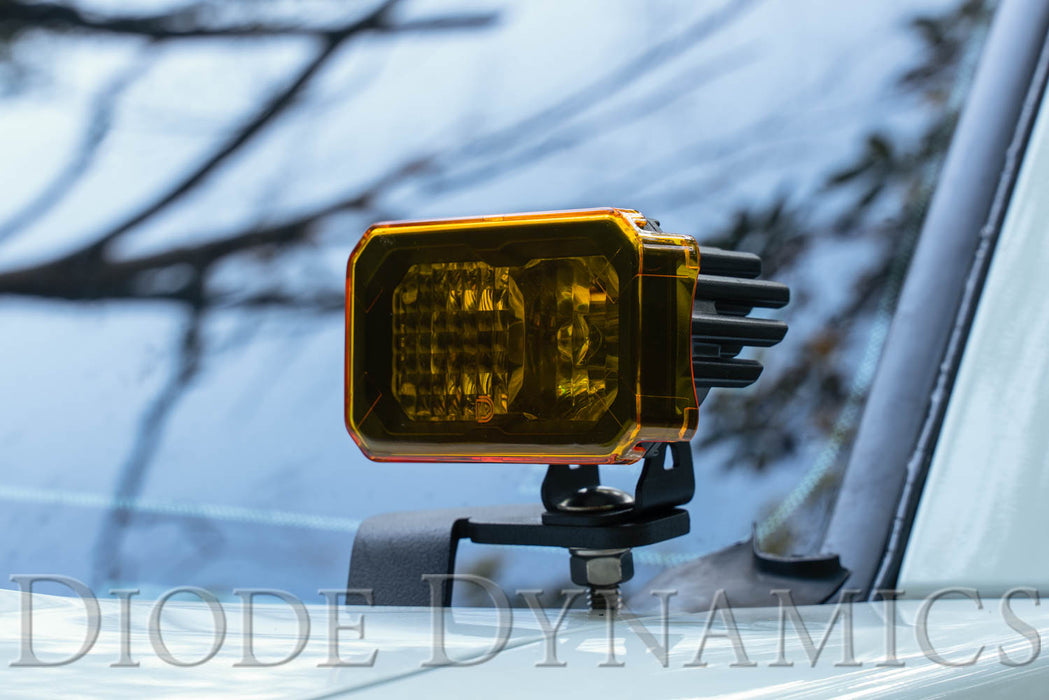 Diode Dynamics DD6601 Stage Series 2 Inch LED Pod Cover, Yellow Each - Truck Part Superstore