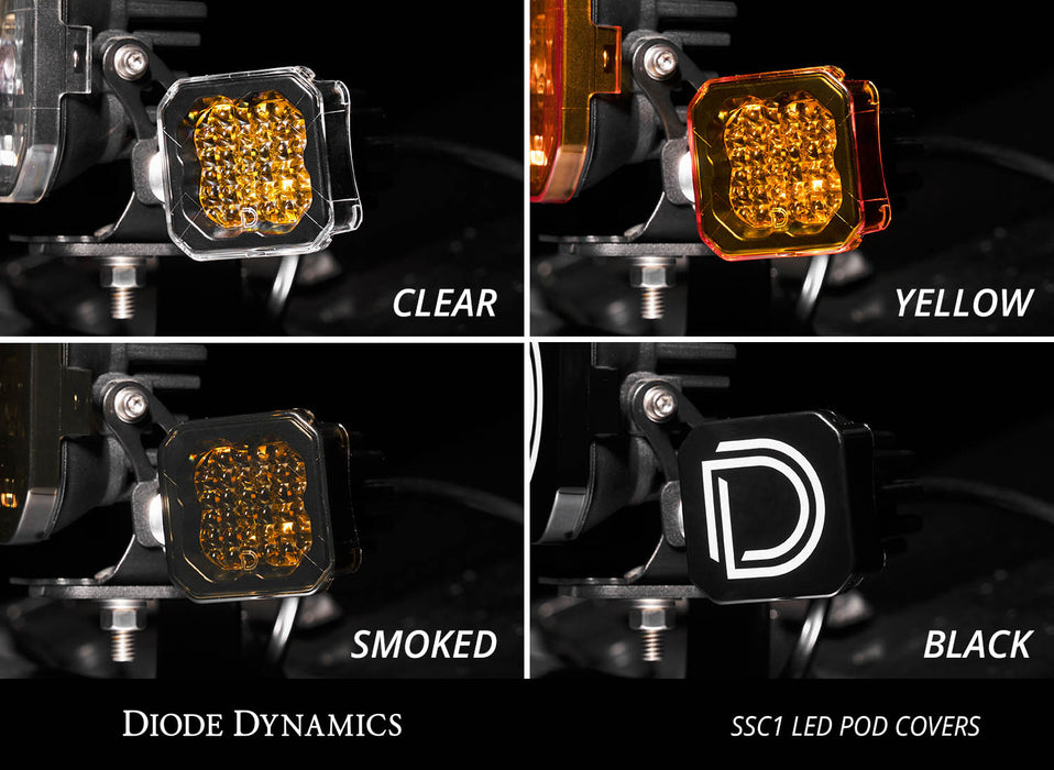 Diode Dynamics DD6604 Stage Series C1 LED Pod Cover Smoked Each Diode Dynamics - Truck Part Superstore