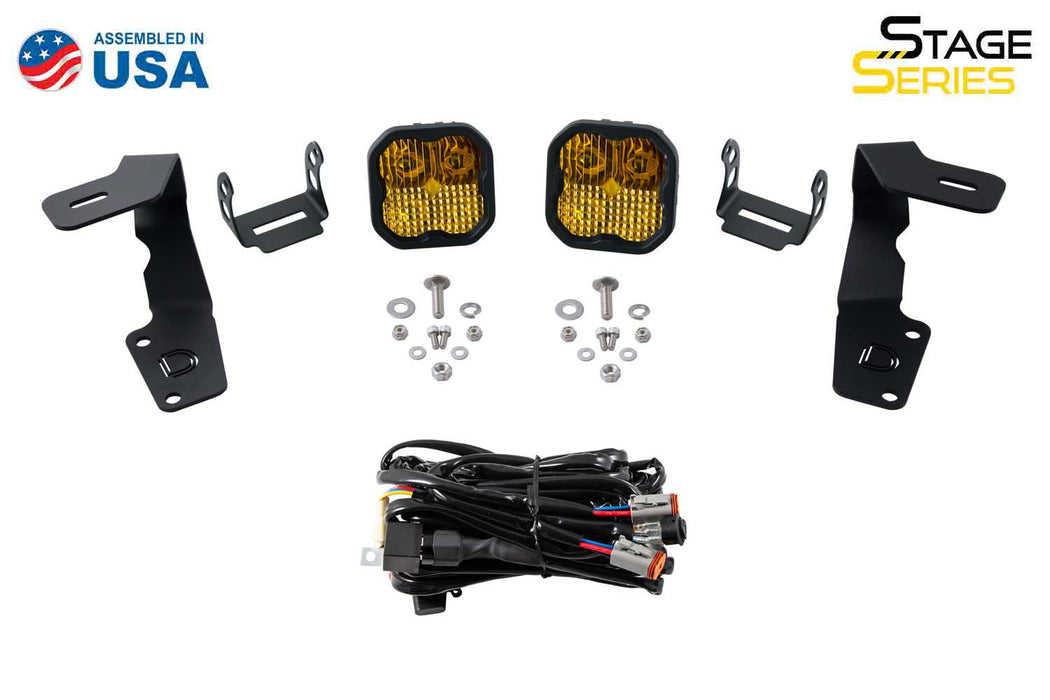 Diode Dynamics DD6613 SS3 LED Ditch Light Kit for 2015-2021 Subaru WRX/STi, Sport Yellow Combo Diode Dynamics - Truck Part Superstore