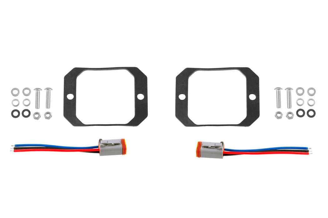Diode Dynamics DD6621P Stage Series C1 Flush Mount Mounting Kit Pair Diode Dynamics - Truck Part Superstore
