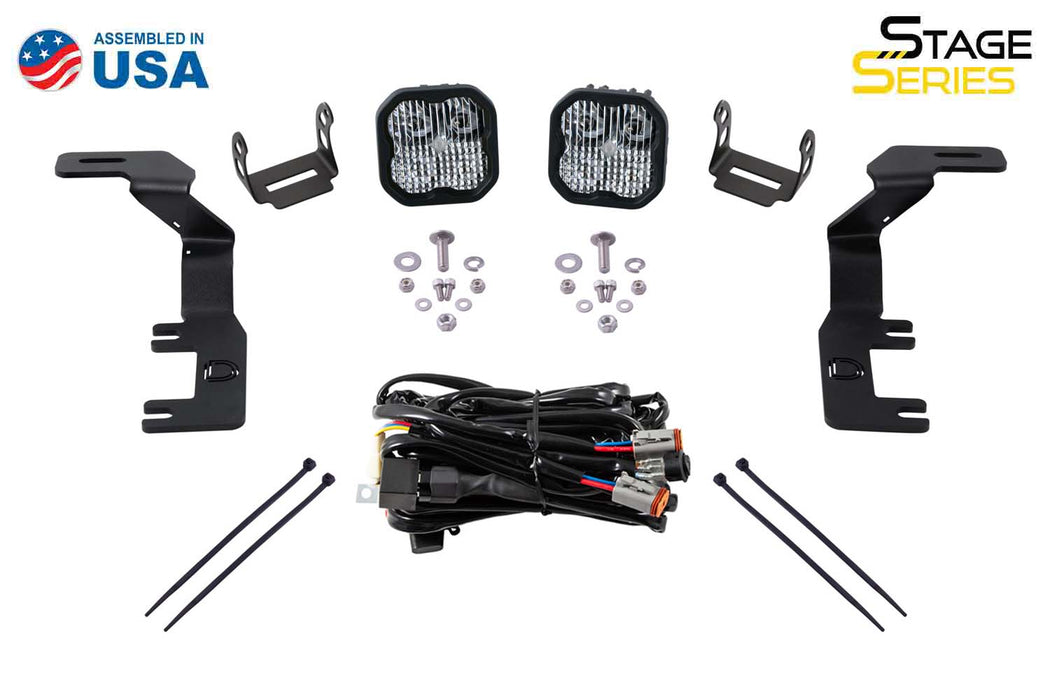 Diode Dynamics DD6646 SS3 LED Ditch Light Kit for 2015-2021 Colorado/Canyon, Sport White Combo Diode Dynamics - Truck Part Superstore