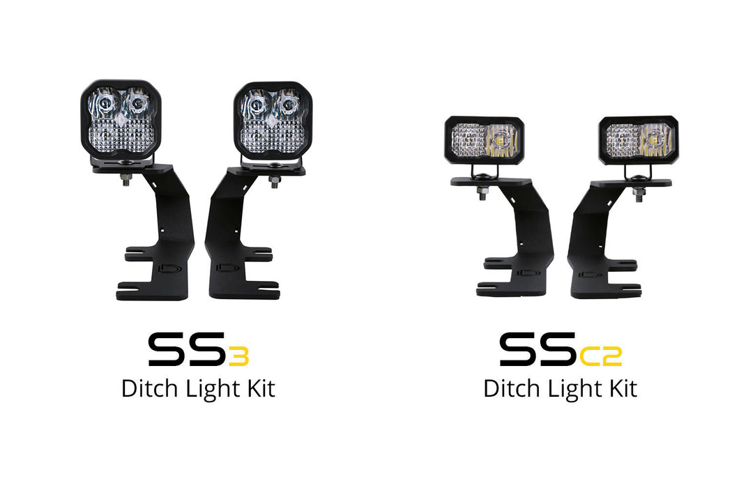 Diode Dynamics DD6657 SS3 LED Ditch Light Kit for 2014-2019 Silverado/Sierra, Pro White Combo Diode Dynamics - Truck Part Superstore