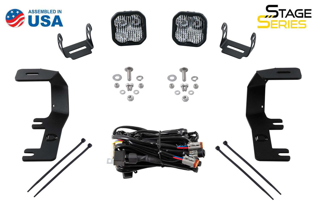 Diode Dynamics DD6657 SS3 LED Ditch Light Kit for 2014-2019 Silverado/Sierra, Pro White Combo Diode Dynamics - Truck Part Superstore