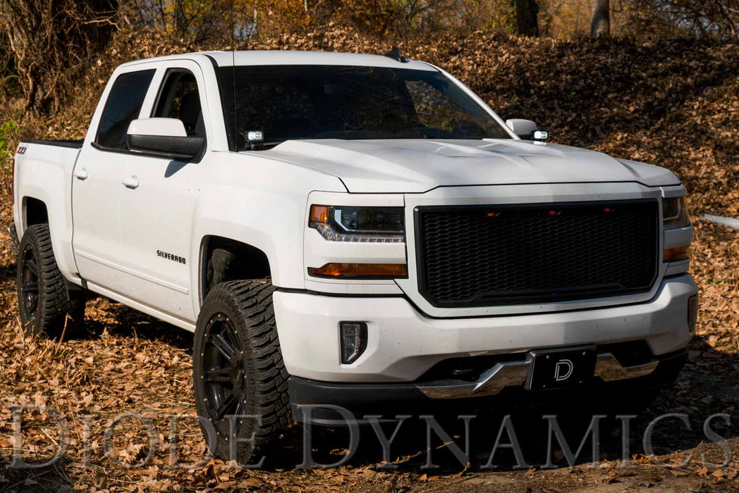 Diode Dynamics DD6658 SS3 LED Ditch Light Kit for 2014-2019 Silverado/Sierra, Pro Yellow Combo Diode Dynamics - Truck Part Superstore