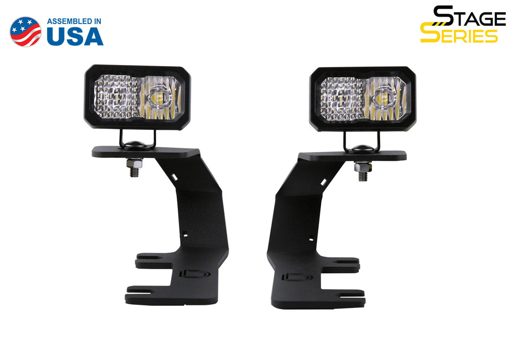 Diode Dynamics DD6661 SSC2 LED Ditch Light Kit for 2014-2019 Silverado/Sierra, Pro White Combo Diode Dynamics - Truck Part Superstore