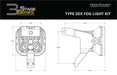Diode Dynamics DD6702 SS3 LED Pod Max Type SDX Kit White SAE Fog Diode Dynamics - Truck Part Superstore